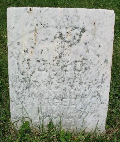 Mary A. Combs tombstone